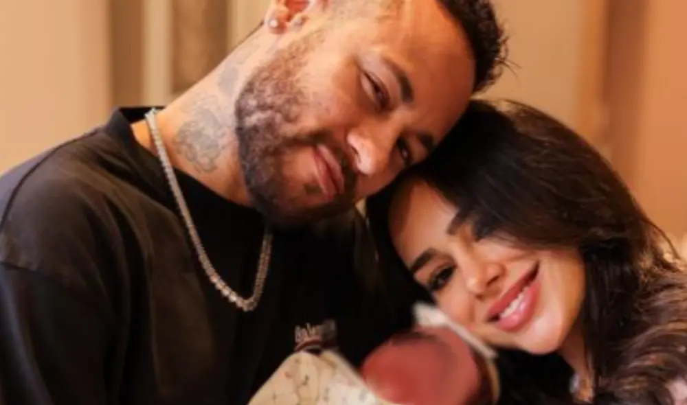 Neymar y las tiernas fotos con su recién nacida. Foto: Instagram Neymar y las tiernas fotos con su recién nacida. Foto: Instagram