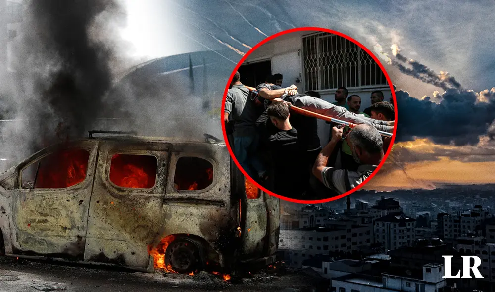 El grupo militante Hamás reivindica haber lanzado cientos de misiles contra Israel. Foto: composición de Alvaro Lozano/LR/EFE. Video: EFE