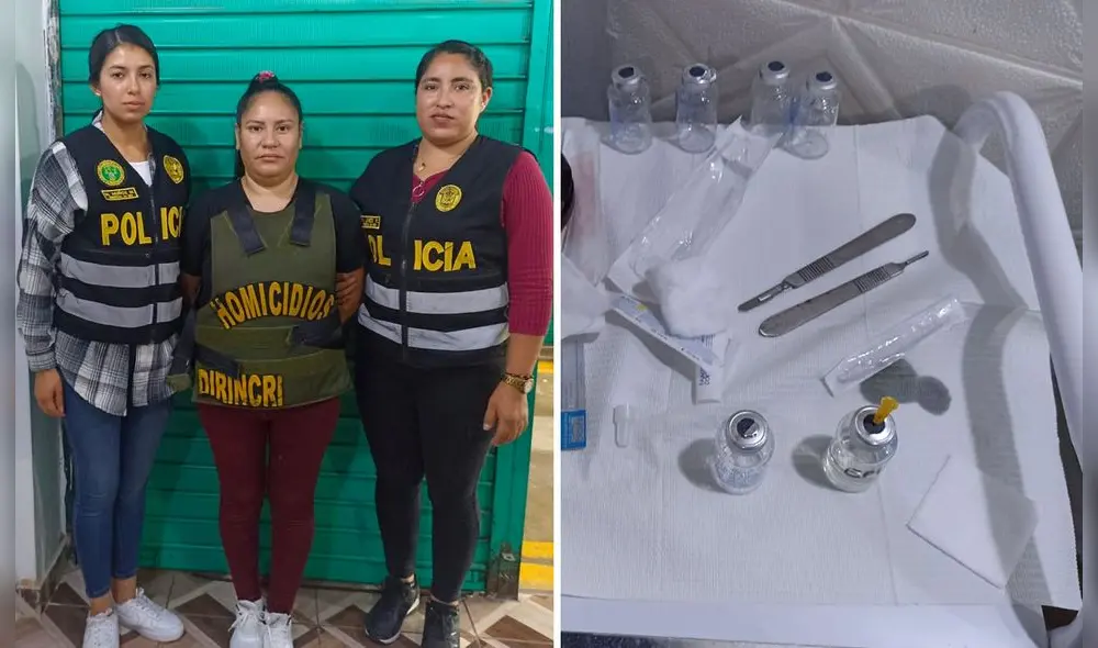 La detenida no contaba con antecedentes policiales. Foto: composición LR / PNP