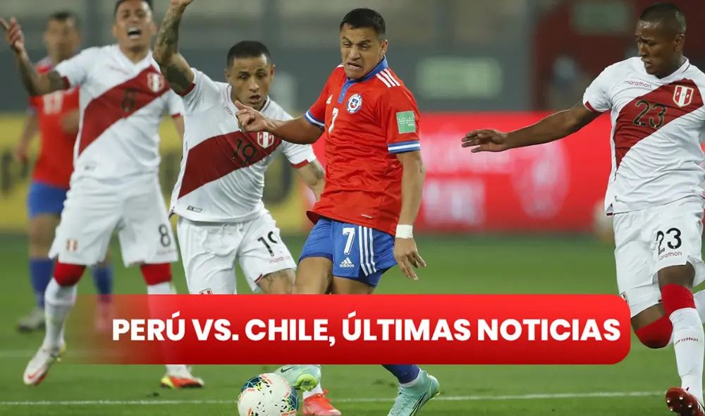 Perú y Chile se enfrentaron por última vez en eliminatorias el 2021. Foto: composición de LR/AFP Perú y Chile se enfrentaron por última vez en eliminatorias el 2021. Foto: composición de LR/AFP