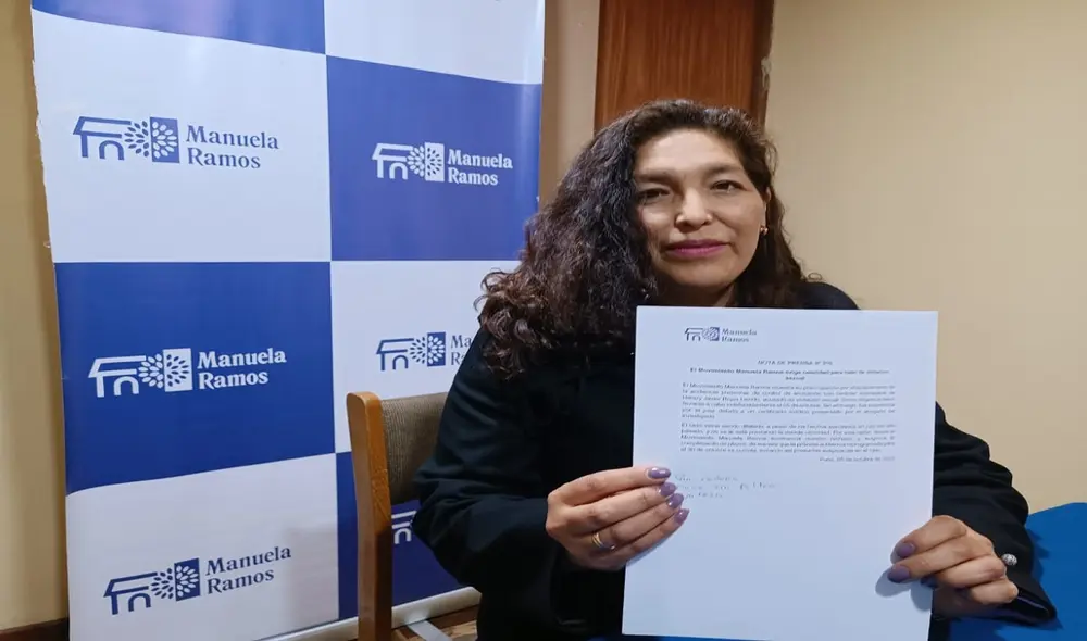 Abogada de organización Manuela Ramos afi rma que el proceso no se está desarrollando con normalidad. Foto: La República Abogada de organización Manuela Ramos afi rma que el proceso no se está desarrollando con normalidad. Foto: La República