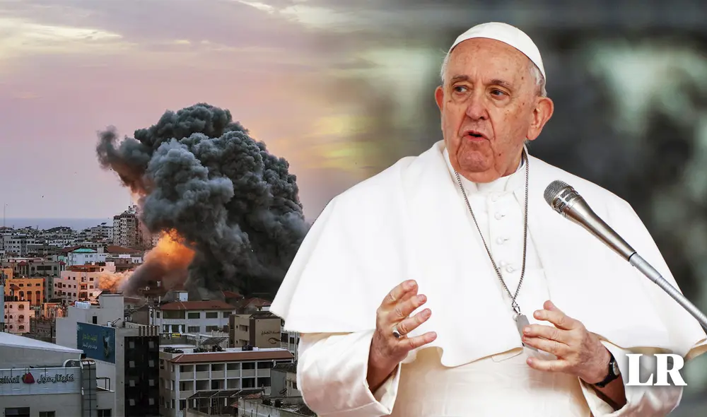 El Papa Francisco se pronunció sobre los recientes ataques entre las milicias de Hamás e Israel ,iniciado el último sábado 7 de octubre. Foto: composición LR/EFE