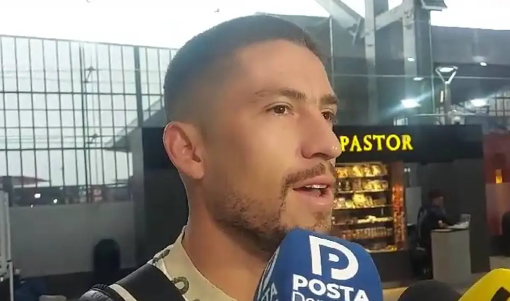 Santiago Ormeño declaró antes de arribar a suelo peruano. Video: X/POSTADeportes