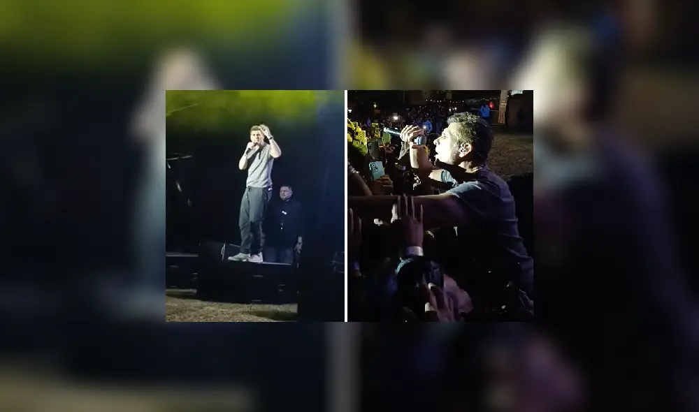 Cantante se ganó los gritos y aplausos del público en su concierto. Foto y video: TikTok/dlma14