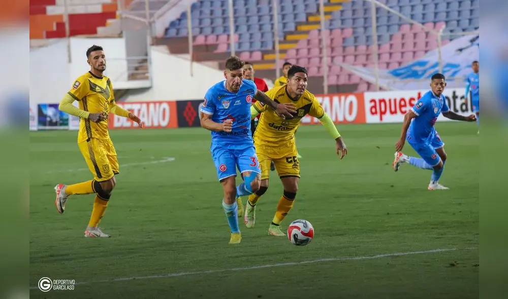 Giordana es el goleador del campeonato con Garcilaso. Foto: cortesía