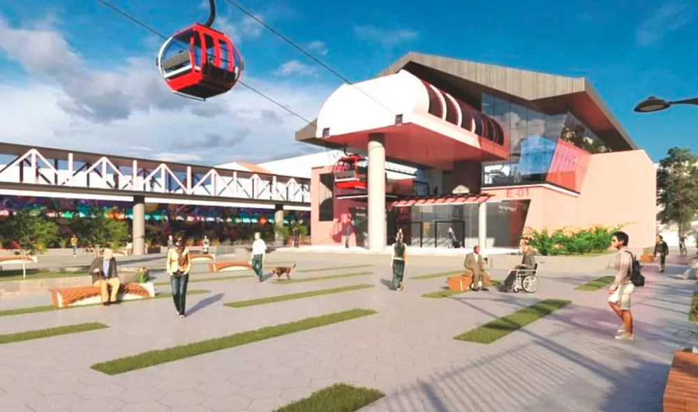 Teleférico estaría listo para la próxima década. Foto: Municipalidad de Lima