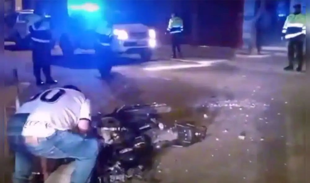 PNP no pudo detener a los bandidos porque no llegaron a tiempo. Foto: captura Exitosa