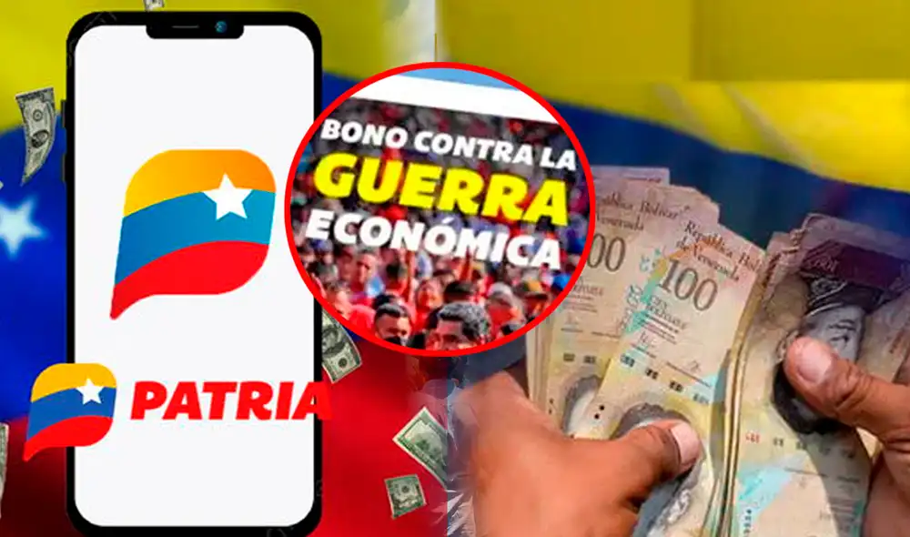 Descubre todos los detalles sobre la llegada del Bono de Guerra Económica 2023. Foto: composición LR/Sistema Patria/Difusión Descubre todos los detalles sobre la llegada del Bono de Guerra Económica 2023. Foto: composición LR/Sistema Patria/Difusión