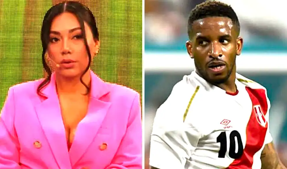 Olenka Mejía no se mostró preocupada por la demanda por difamación por parte de Jefferson Farfán. Foto: Composición LR / ATV / El Peruano