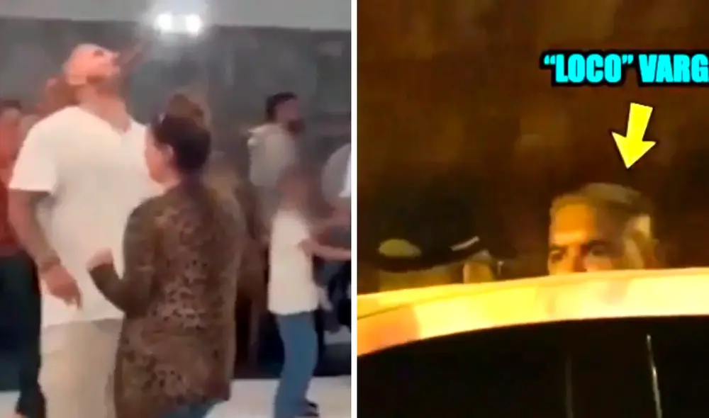 El 'Loco' Vargas se vio obligado a salir a conversar con las autoridades a fin de evitar problemas. Foto: composición LR/Willax