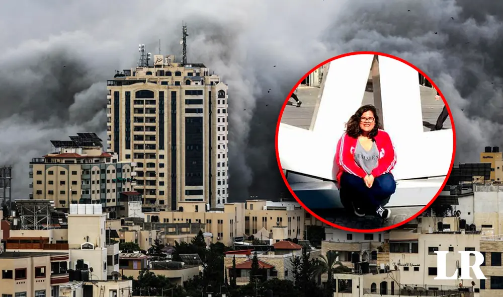 La joven peruana dijo tuvo que refugiarse en un cuarto antibombas que tiene en casa para que evitar que su vida, la de su esposo y mascota corran peligro. Foto: composición de Fabrizio Oviedo/LR/Ana Lucía Gutiérrez La joven peruana dijo tuvo que refugiarse en un cuarto antibombas que tiene en casa para que evitar que su vida, la de su esposo y mascota corran peligro. Foto: composición de Fabrizio Oviedo/LR/Ana Lucía Gutiérrez