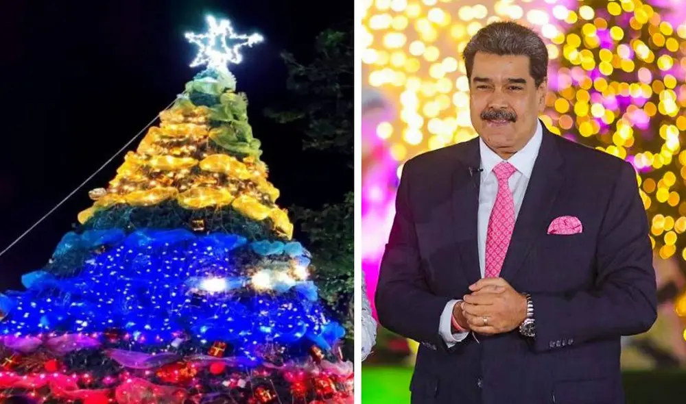 El presidente de Venezuela volvió a adelantar la celebración de la Navidad en tierras caribeñas. Foto: composición LR/Partido Socialista Unido de Venezuela/Venezuela News