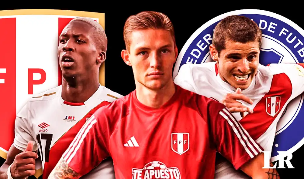 Oliver Sonne, Luis Advíncula y Aldo Corzo juegan en la posición de lateral derecho en la Bicolor. Foto: composición GLR/Fabrizio Oviedo