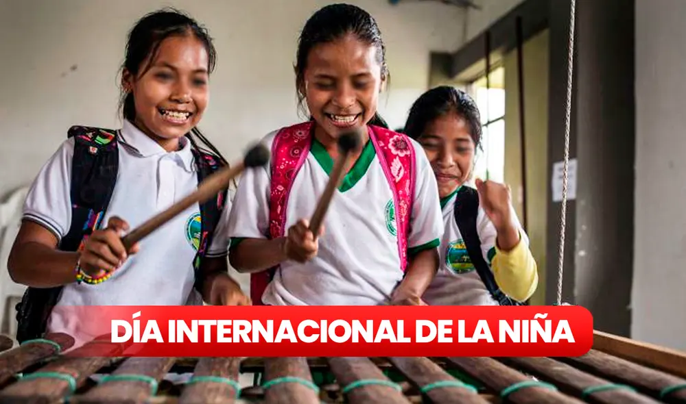 Este 11 de octubre conmemoramos el Día Internacional de la Niña. Conoce el origen de esta fecha. Foto: composición de Jazmin Ceras/LR/Unicef