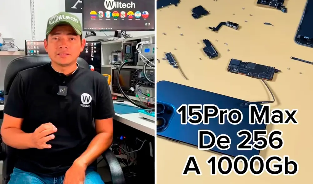 El video tiene miles de reproducciones en TikTok. Foto: Wiltech