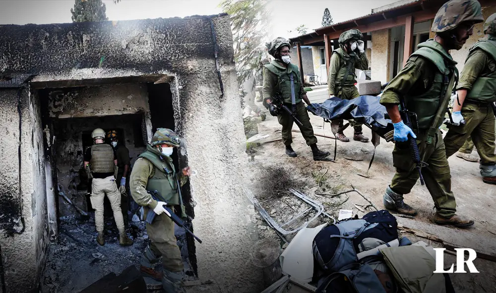 Según la periodista Nicole Zedeck, se podía ver las "atrocidades que se cometieron en la pequeña comunidad". Foto: composición de Jazmin Ceras/La República/EFE - Video: i24 News Según la periodista Nicole Zedeck, se podía ver las "atrocidades que se cometieron en la pequeña comunidad". Foto: composición de Jazmin Ceras/La República/EFE - Video: i24 News