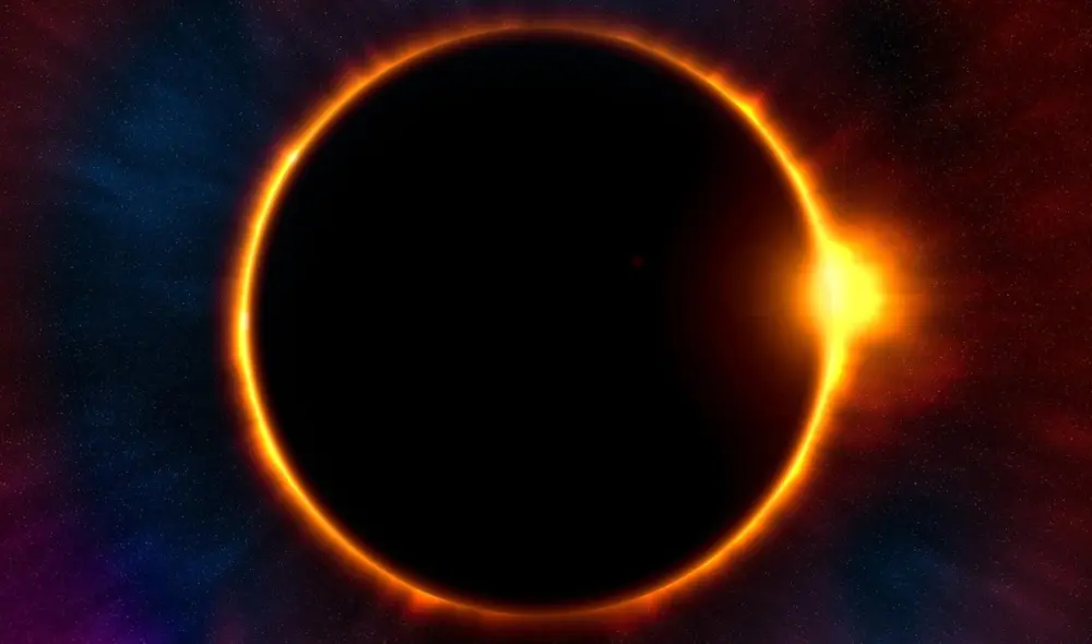 Un eclipse solar anular (anillo de fuego) aparecerá la segunda semana de octubre de 2023. Foto: Pixabay