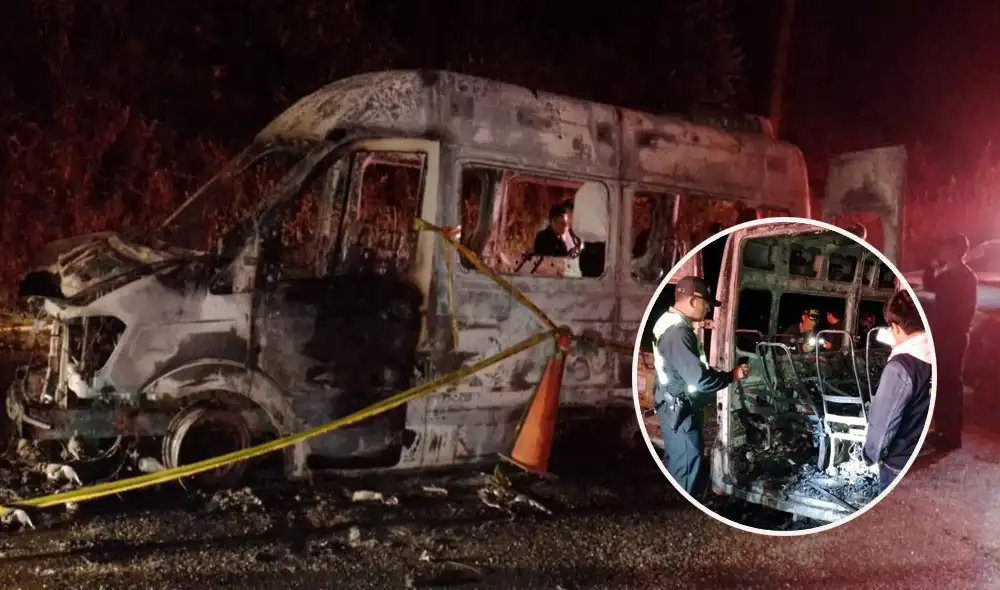 Bomberos y policías apoyaron en el traslado de los heridos. Foto: composición LR/Claudia Beltrán/Ministerio Público