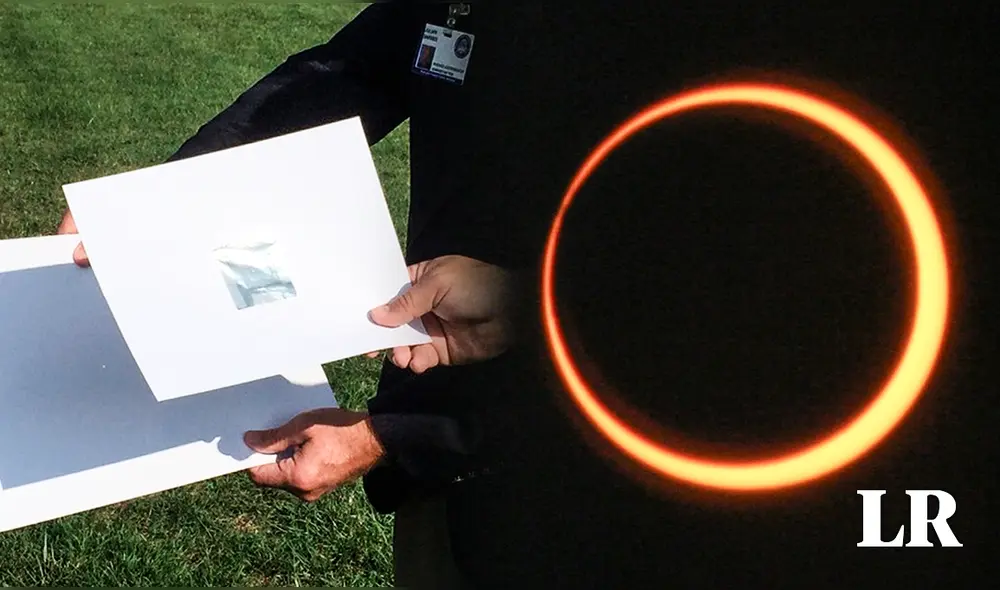 Con materiales fáciles de conseguir se puede crear proyectores para ver eclipses. Foto: NASA