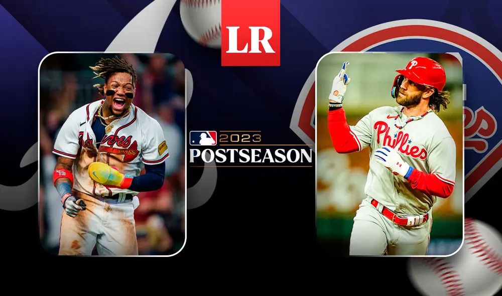 Por  el momento, la serie entre Braves vs. Phillies se inclina por 2-1 en favor del cuadro de Philadelphia. Foto: composición LR/Braves/Phillies