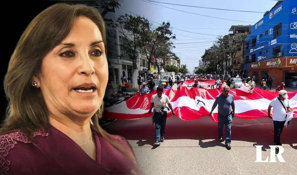 Manifestaciones contra Dina Boluarte se hacen sentir en Chiclayo. Foto: composición LR/Fabrizio Oviedo/Emmanuel Moreno