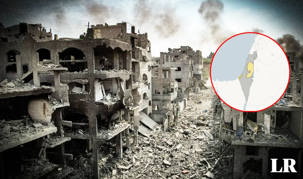 La Franja de Gaza ha sido el escenario, durante los últimos años, del enfrentamiento entre Israel y Hamás. Foto: composición LR/AFP