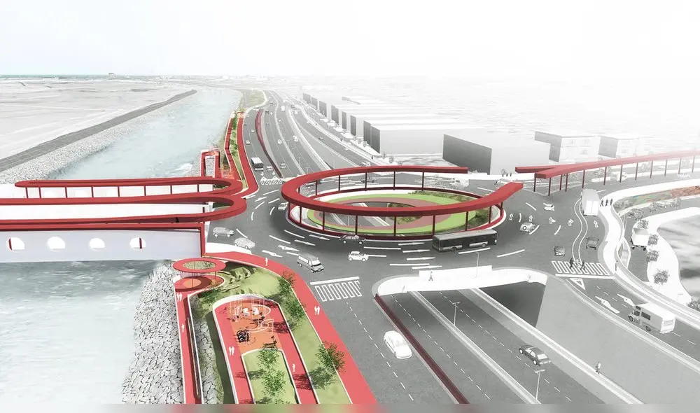 El puente Santa Rosa tendrá una inversión de S/ 346 millones. Foto: MTC