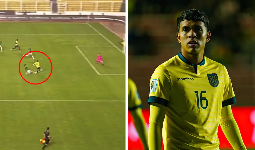 Kendry Páez hizo historia en las eliminatorias Conmebol. Foto: captura de FIFA+/La Tri | Video: Movistar Eventos 2
