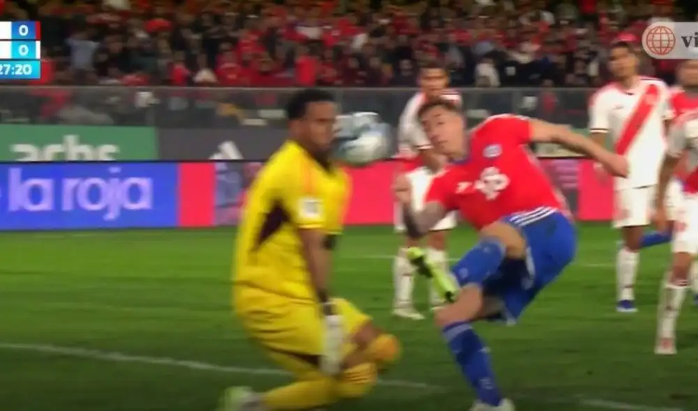 Perú se enfrenta a Chile por la tercera fecha de las Eliminatorias 2026. Foto: captura América TV