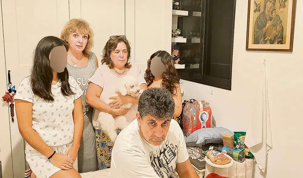 Miedo. María Uceda Guerra y sus familiares temen por su vida. Están en un refugio. Foto: difusión