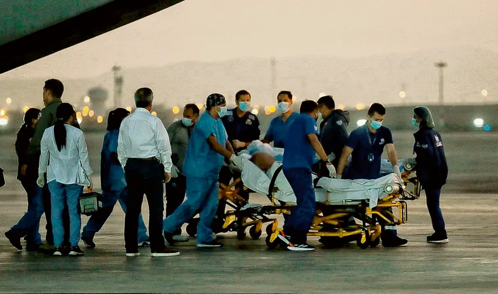 Traslado. Los inspectores heridos se vienen restableciendo de sus heridas y quemaduras, informó ayer el titular del MTC. Foto: difusión