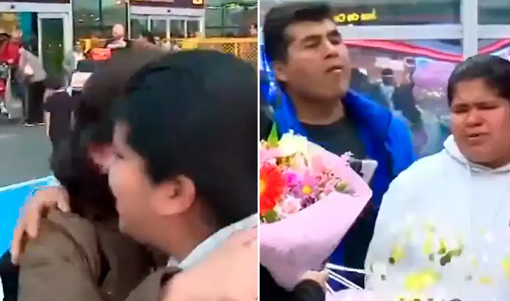 Este viernes 13 de octubre se registró emotivos reencuentros por peruanos que escaparon de la guerra en Israel. Foto: captura Latina Este viernes 13 de octubre se registró emotivos reencuentros por peruanos que escaparon de la guerra en Israel. Foto: captura Latina