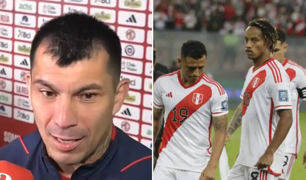 Gary Medel fue titular y capitán en Chile en el partido ante Perú. Foto: composición LR/captura ESPN Chile/La República
