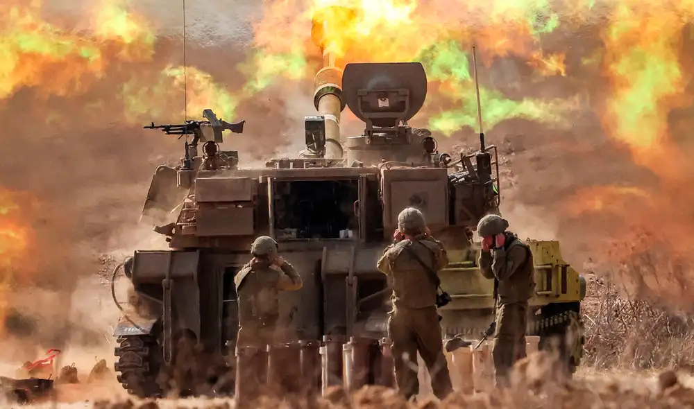 A una semana del conflicto entre Israel y Hamás, la ofensiva continúa entre ambos bandos. Israel dio 24 horas a habitantes de Gaza para evacuar la zona norte. Foto: AFP A una semana del conflicto entre Israel y Hamás, la ofensiva continúa entre ambos bandos. Israel dio 24 horas a habitantes de Gaza para evacuar la zona norte. Foto: AFP