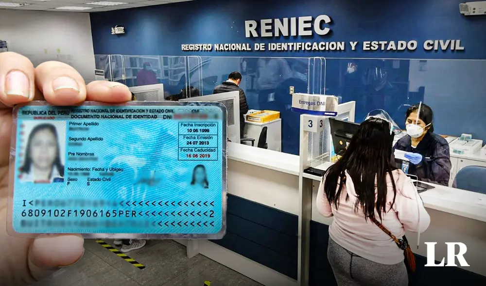 El DNI tiene una vigencia de 8 años. Foto: composición LR/Andina