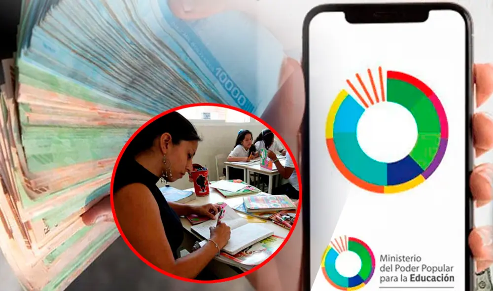 Este pago se entrega al personal activo del MPPE, compuesto por docentes, administrativos y obreros. Foto: composición LR/Reporte Confidencial/MPPE/Twitter
