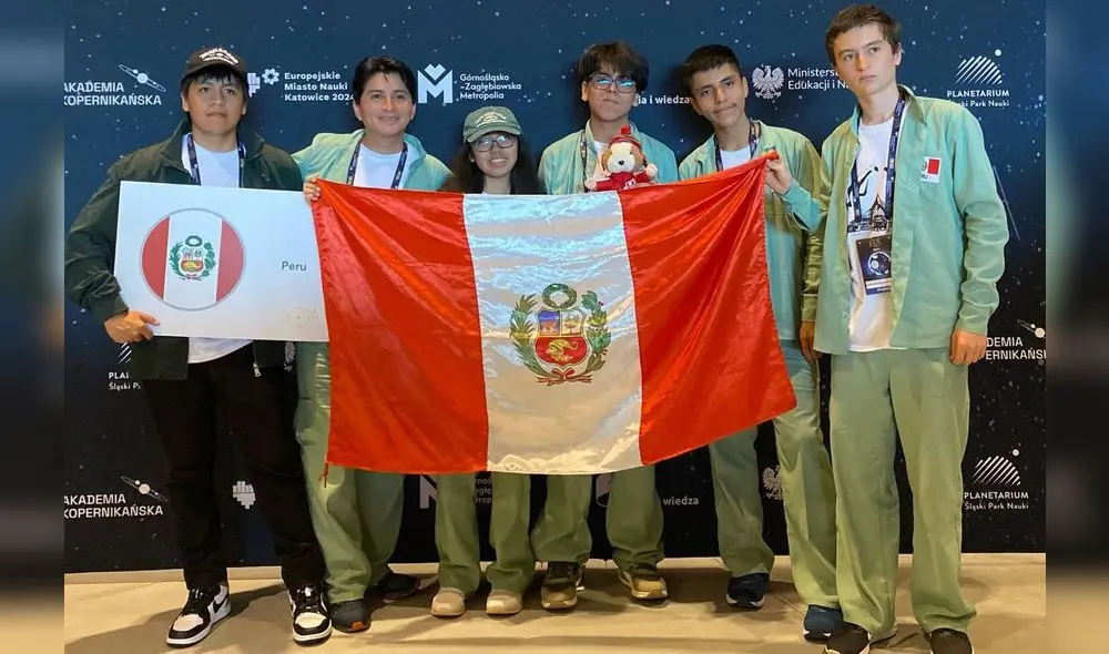 Los alumnos también trajeron una mención honrosa y una medalla de plata cuando acudieron a Polonia. Foto: Comisión de la Olimpiada Peruana de Astronomía y Astronáutica