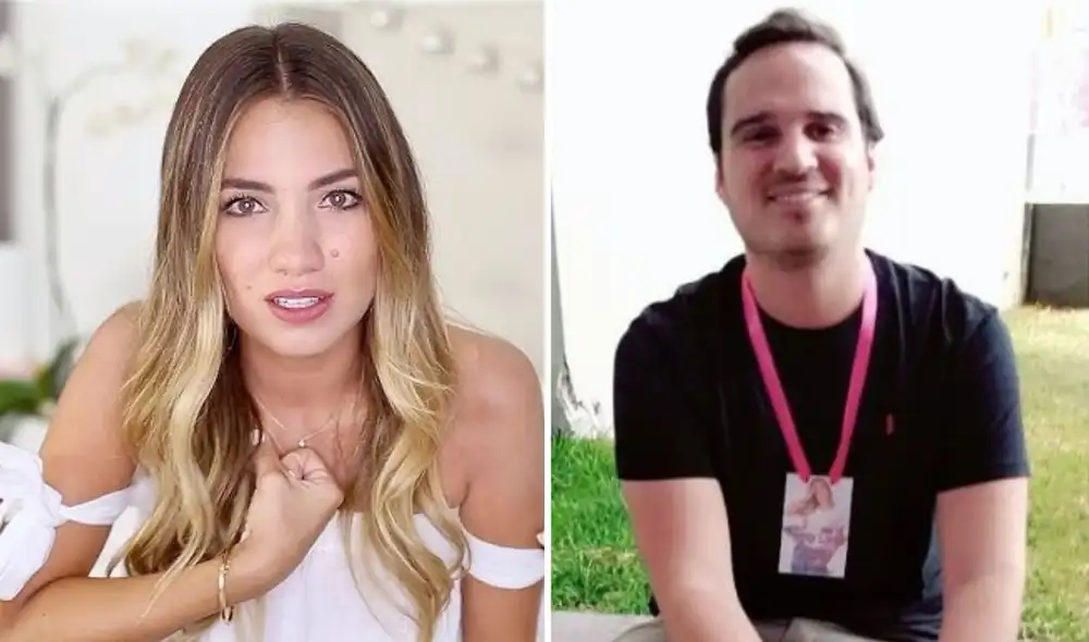 Natalia Merino y Sebastián Guerrero oficializaron su separación luego de que ampayaran al empresario besándose con una compañera del trabajo. Foto: composición LR/captura YouTube/captura Instagram Natalia Merino y Sebastián Guerrero oficializaron su separación luego de que ampayaran al empresario besándose con una compañera del trabajo. Foto: composición LR/captura YouTube/captura Instagram