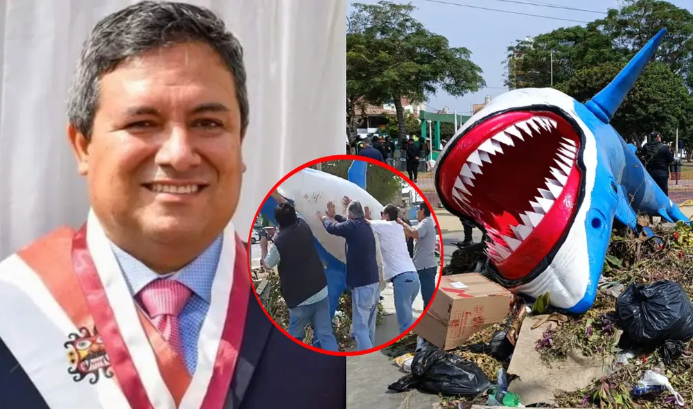 Incidente. Alcalde de Trujillo sostiene que vecinos actuaron de forma "delincuencial". Foto: composición LR/ Sergio Verde/ LR- Video: Sergio Verde/ LR