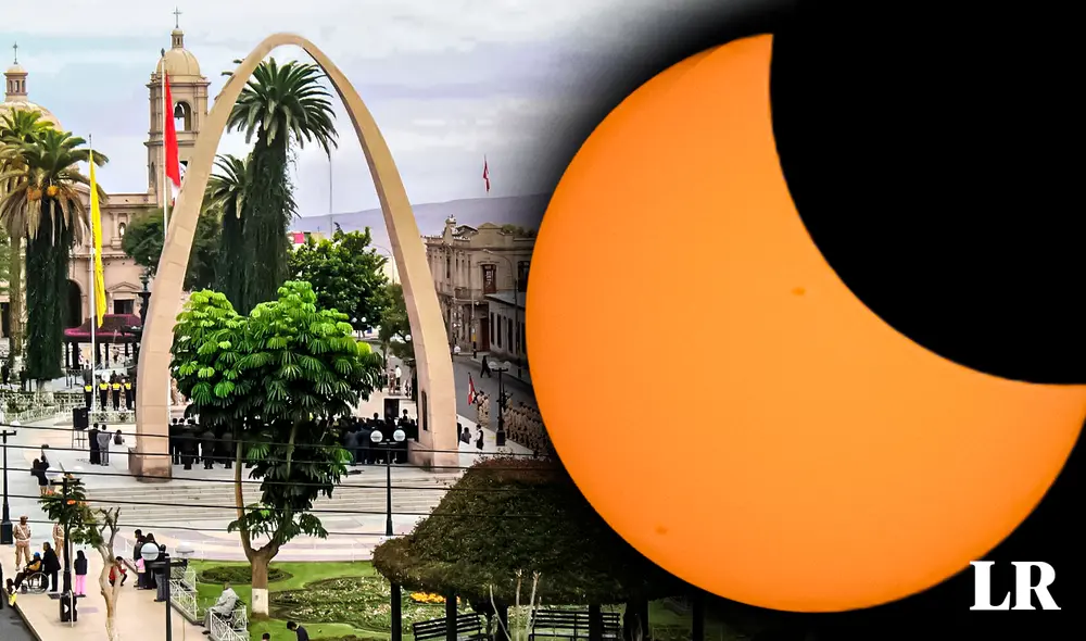 Eclipse solar fue visible en gran parte del Perú. Foto: composición LR Eclipse solar fue visible en gran parte del Perú. Foto: composición LR