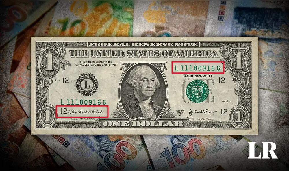 La Reserva Federal de Estados Unidos emitió este billete en 1995. Foto: composición LR
