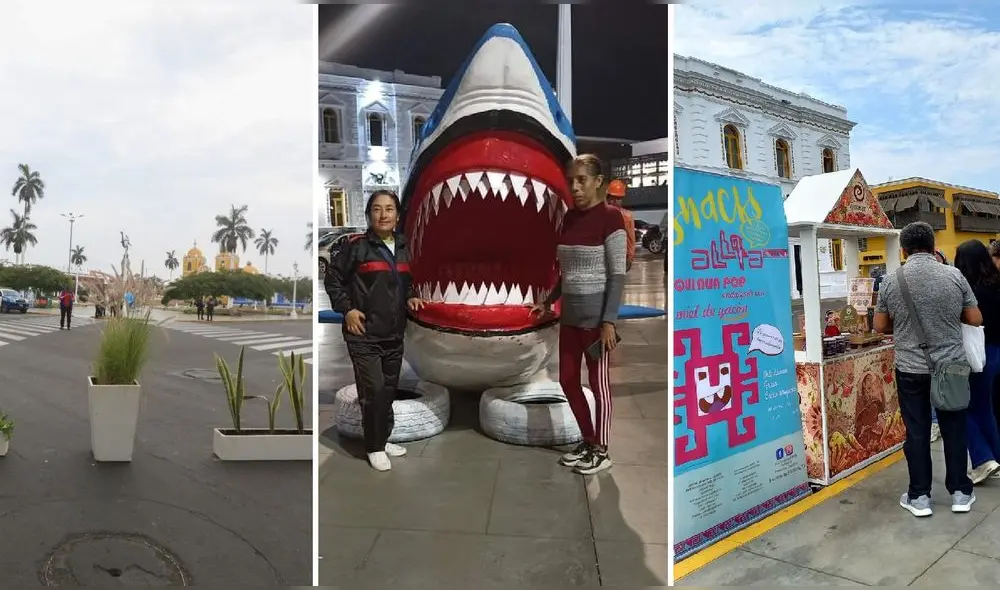Plaza de Armas se convertirá en feria los fines de semana. Foto: composición LR