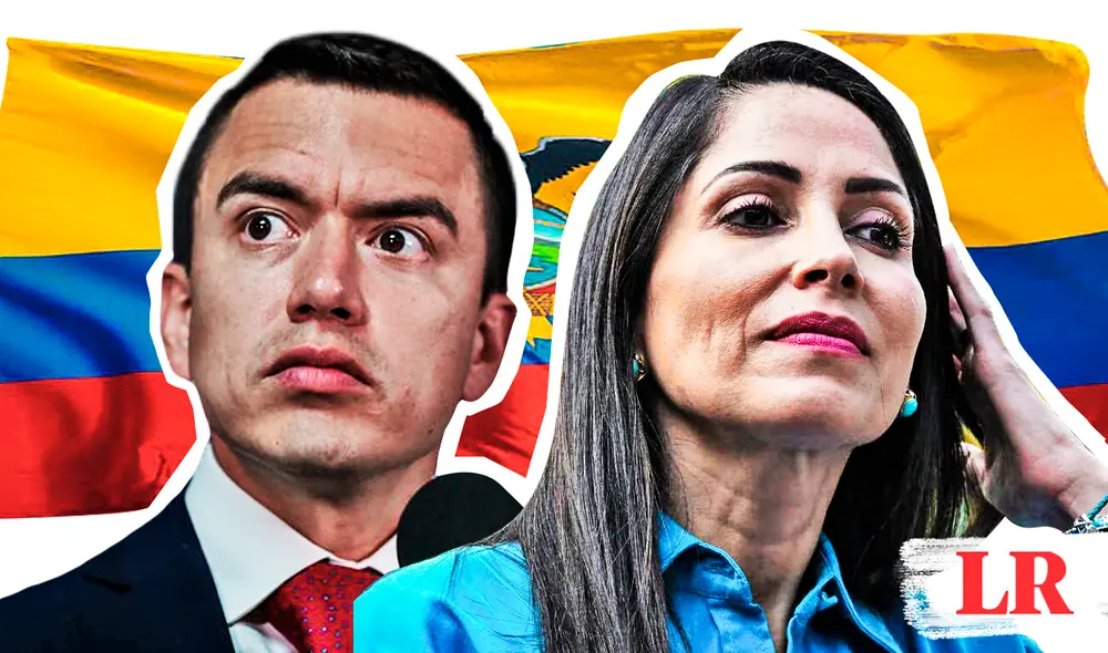 Los ecuatorianos se alistan para elegir a su nuevo presidente. La segunda vuelta de las elecciones en Ecuador 2023 se definirá entre Daniel Noboa y Luisa González. Foto: composición de Fabrizio Oviedo para LR/EFE