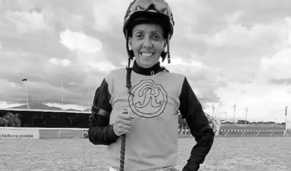 María Alejandra Bruzual falleció mientras corría en una válida en el hipódromo de Valencia, en Venezuela. Foto:  Oficial Hinava