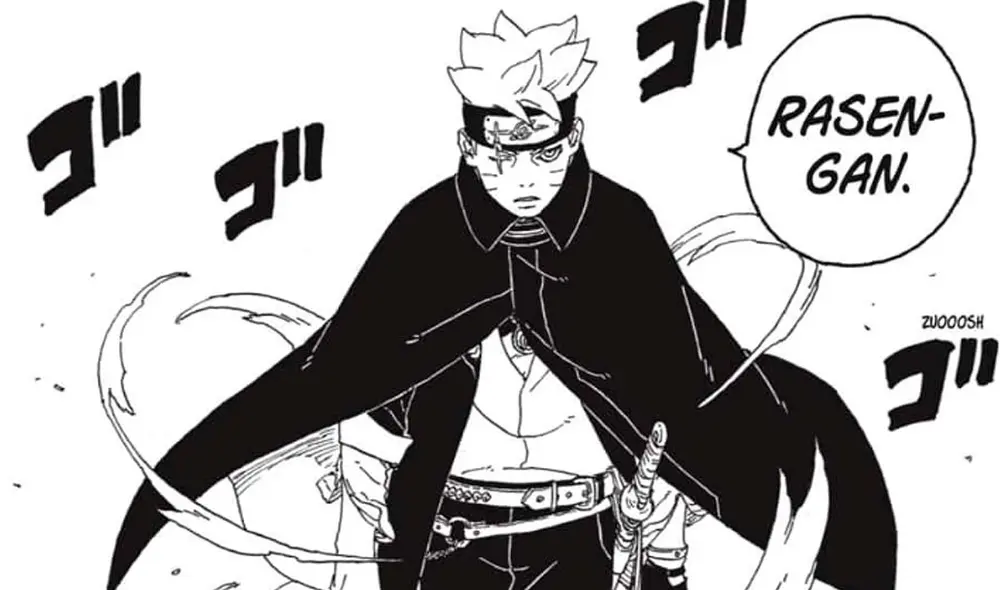 En el nuevo capítulo de ‘Boruto: Two Blue Vortex’, Boruto se enfrentará a Code utilizando una variante más poderosa del Rasengan. Foto: MangaPlus