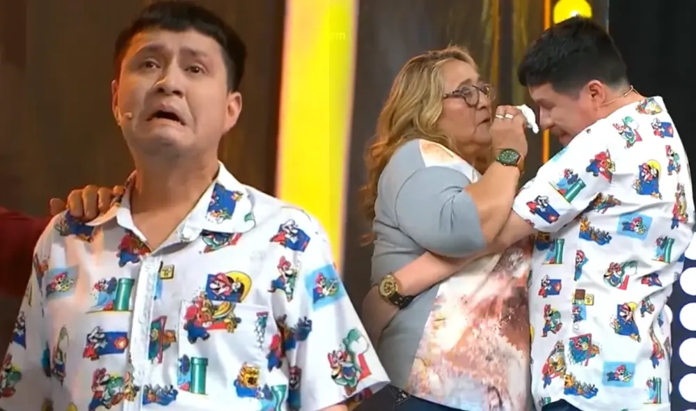 Nabito protagonizó conmovedor momento en '¿Cuál es el verdadero?'. Foto: composiciónLR/ América Televisión Nabito protagonizó conmovedor momento en '¿Cuál es el verdadero?'. Foto: composiciónLR/ América Televisión