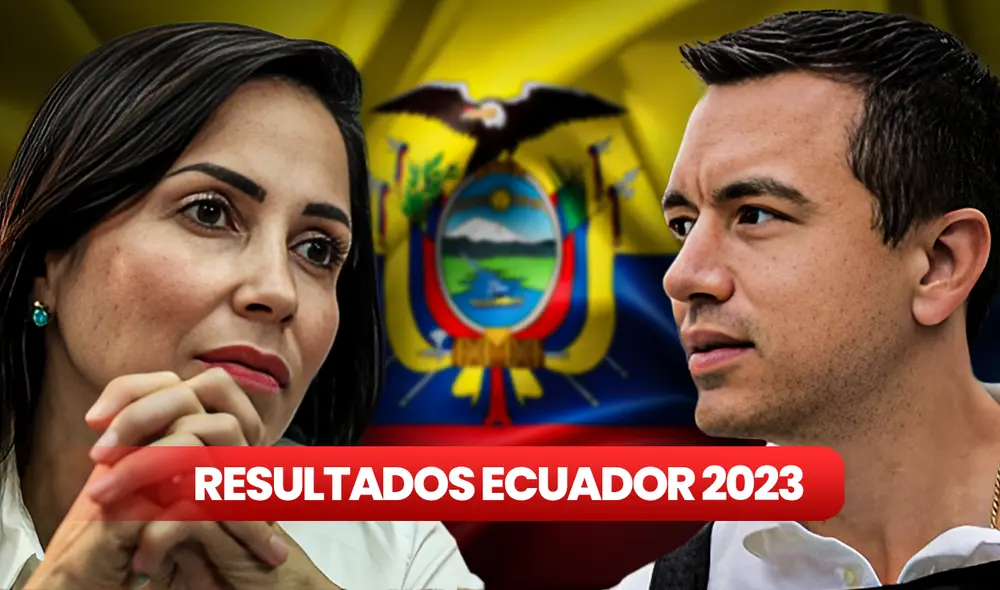 Sigue el minuto a minuto de la jornada entre Daniel Noboa y Luisa González. Foto: composición de Jazmin Ceras/La República/El País