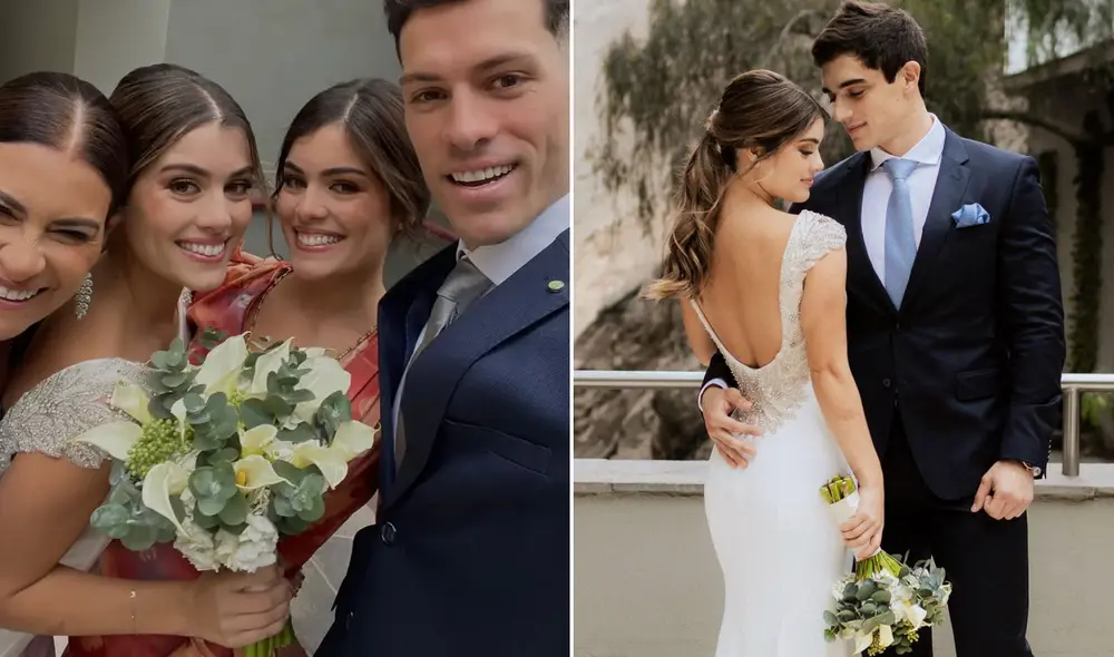 Mafer Parodi tuvo una romántica boda en compañía de sus familiares. Foto: composición LR/Instagram