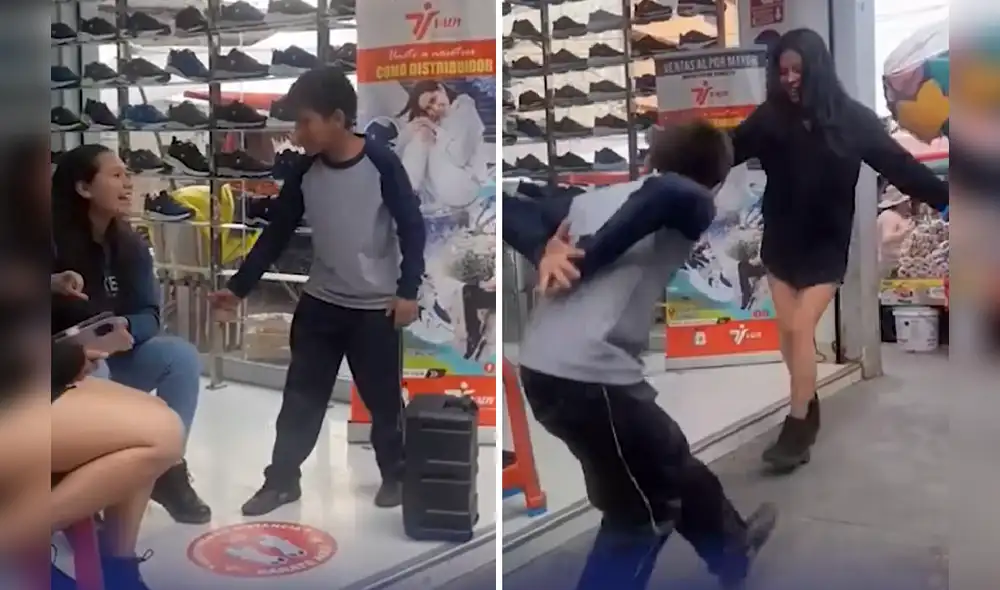 Niño hizo correr a su pareja. Foto y video: composición LR/capturas de Cablevisión TV