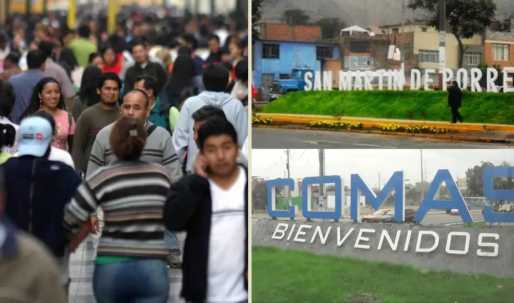 San Martín de Porres y Comas son los distritos más representativos de Lima Norte. Foto: composición LR/GLR/Andina